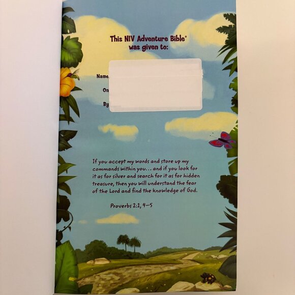 NIV Adventure Bible Hardcover For Kids Dictionary Concordance Maps - Picture 4 of 9